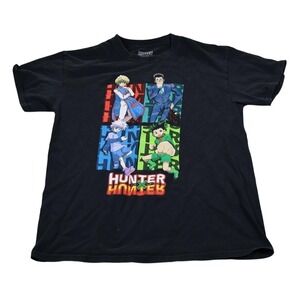 Hunter x Hunter Graphic T-Shirt Mens M Black Anime Manga Viz Media Tee